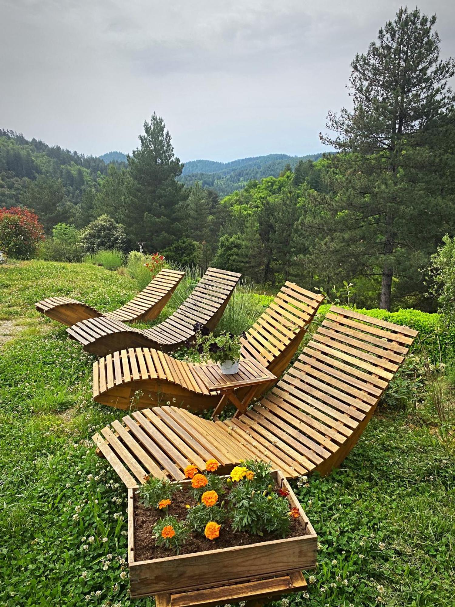 Villa Retour à l'essentiel dans le parc national Saint-Andre-Capceze Esterno foto