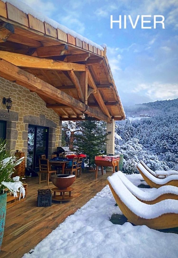 Villa Retour à l'essentiel dans le parc national Saint-Andre-Capceze Esterno foto