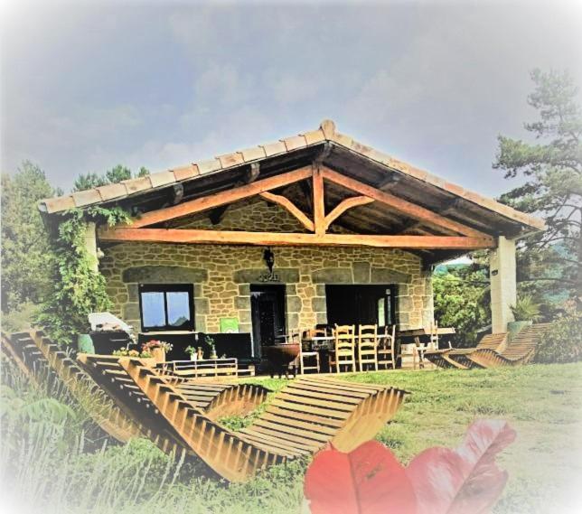 Villa Retour à l'essentiel dans le parc national Saint-Andre-Capceze Esterno foto